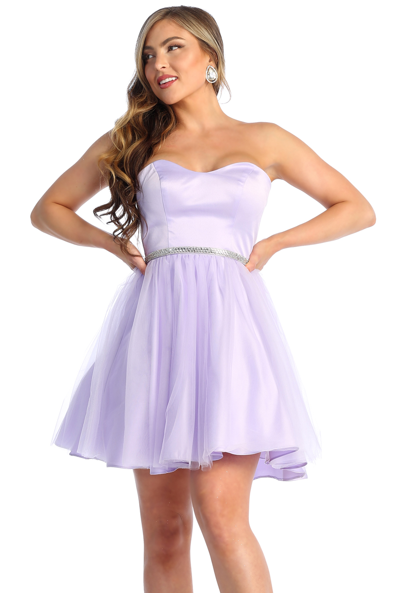 Sweetheart Strapless Cocktail Dress